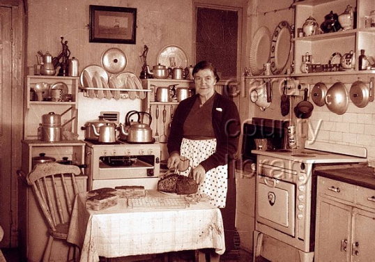 Susan O'Sullivan in her kitchen
